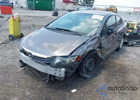 2012 Honda Civic Lx z USA, uszkodzony, nr VIN 19XFB2F54CE388638